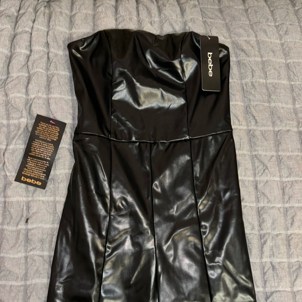 BEBE Leather Bodysuit 🦓